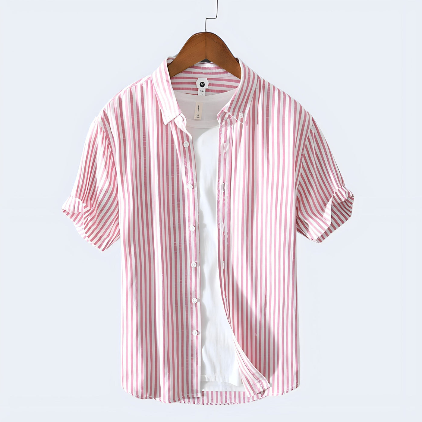 Ethan™ - Casual Striped Short Sleeve Shirt