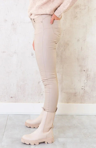 Coating Jeans Light Beige