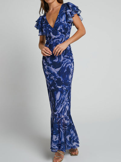 Aria™ - Long Dress With Ruffles