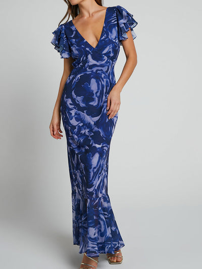 Aria™ - Long Dress With Ruffles