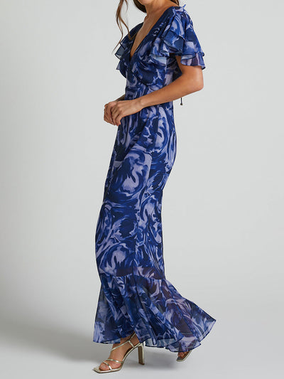 Aria™ - Long Dress With Ruffles