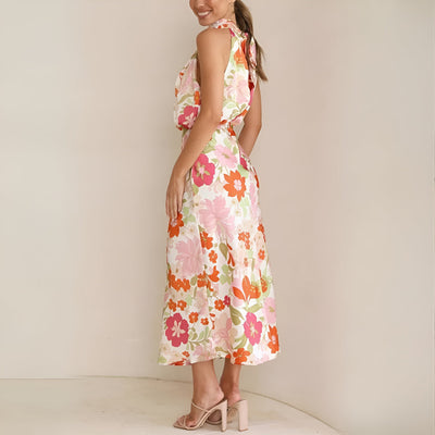 Tahlia™ - Elegant Floral Print Summer Dress