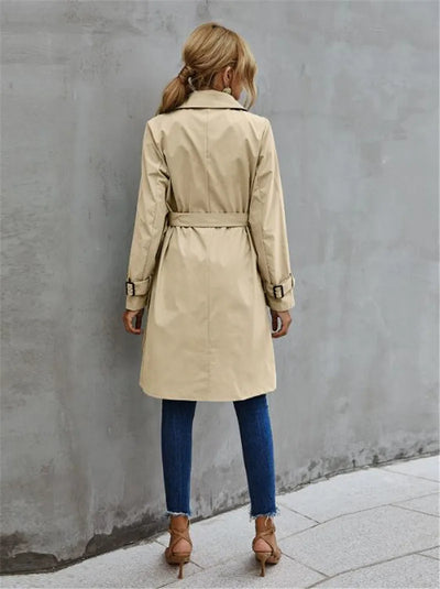 Sophie™ - Elegant Comfortable Lapel Neck Trench Coat