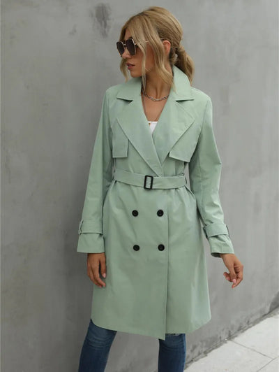 Sophie™ - Elegant Comfortable Lapel Neck Trench Coat