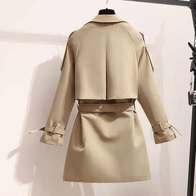 Tahlia™ - Stylish Double Breasted Loose Sleeve Trench Coat with Belt