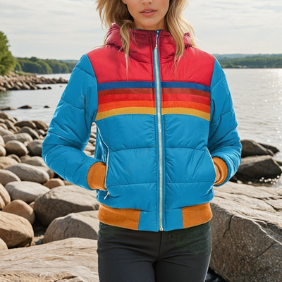 Roma™ - Retro stylish parka with faux fur hood