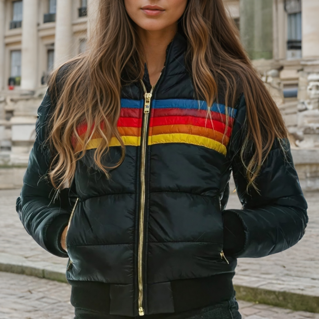 Roma™ - Retro stylish parka with faux fur hood