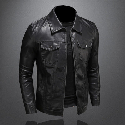 Pankraz™ - Classic comfortable leather jacket