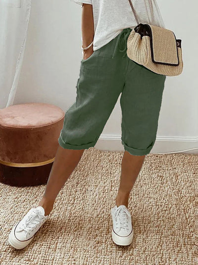 Freya™ - Cotton-Linen Women's Pants