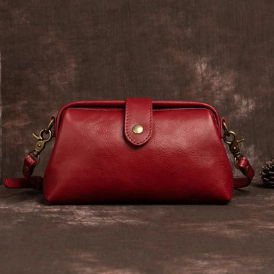 Elise™ - Retro Leather Handmade Bag