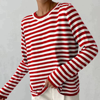 Isabella - Elegant Striped Shirt