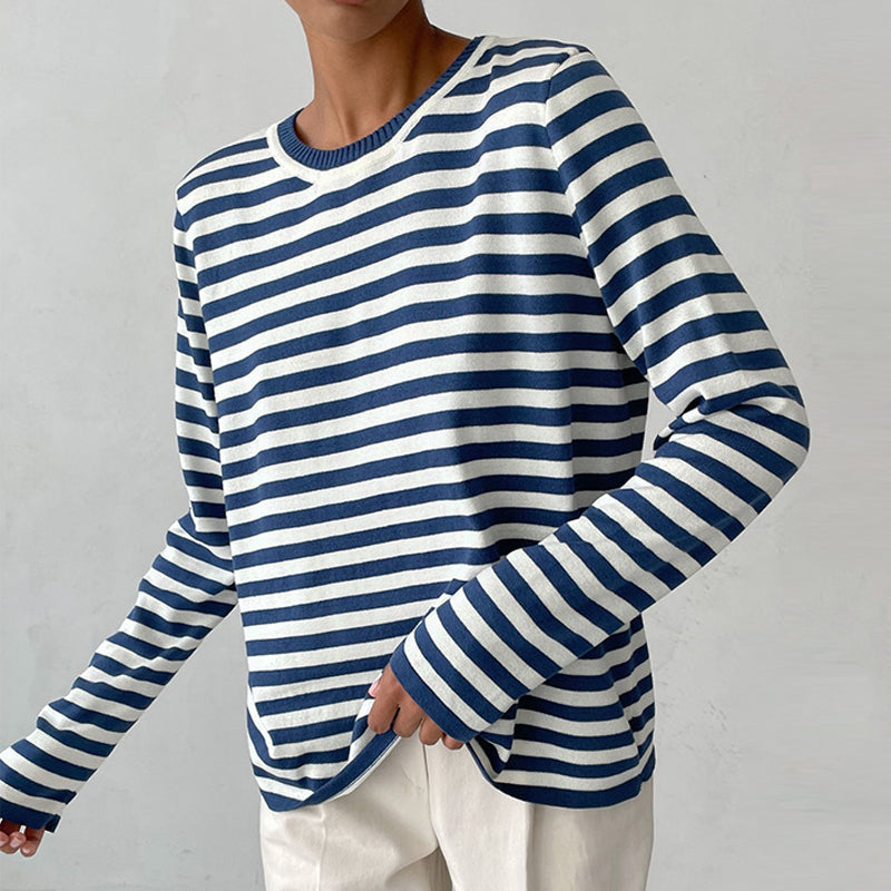 Isabella - Elegant Striped Shirt