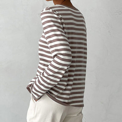Isabella - Elegant Striped Shirt