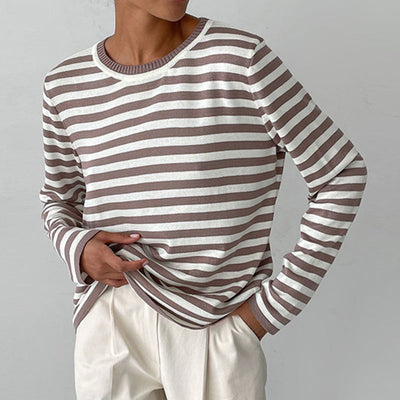 Isabella - Elegant Striped Shirt