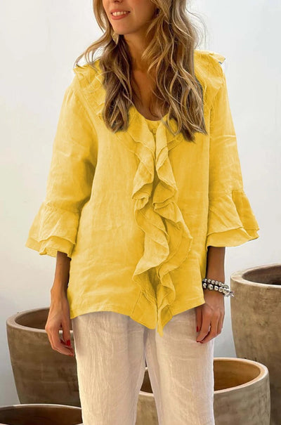 Ava™ - Casual Ruffle Blouse