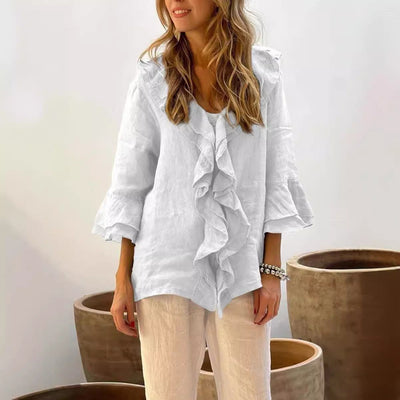 Ava™ - Casual Ruffle Blouse