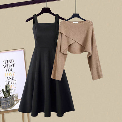 Freya™ - Stylish Dress And Cardigan Set