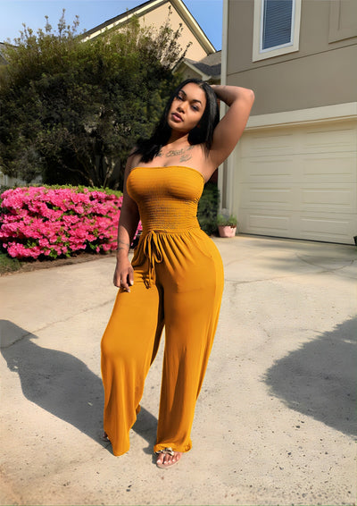 Georgia™ - Off Shoulder Comfortable Jumpsuit