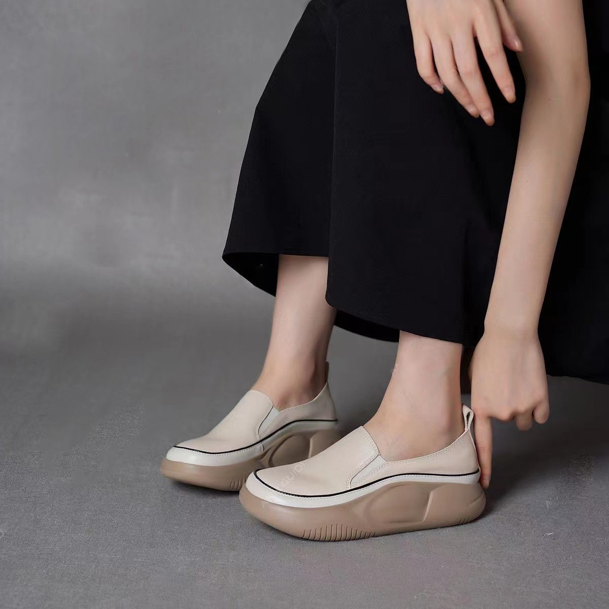 Sienna™ - Orthopedic Platform Loafers With Double Air Cushion