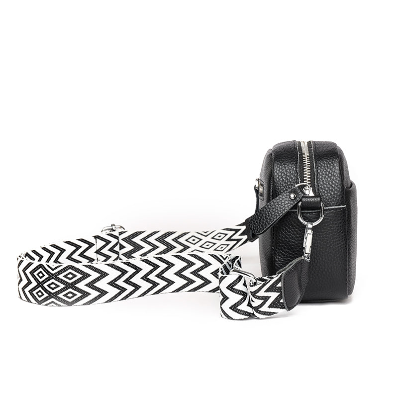 Sienna™ - Elegant Messenger Bag With Handmade Details