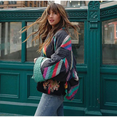 Mila™ - Stylish Vintage Handmade Jacket