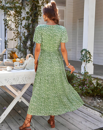 Aria™ - Stylish Comfortable Fit Casual Floral Dress