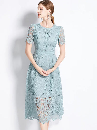 Eloise™ - Vintage Lace Hollow Out Dress