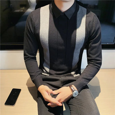 George™ - Classic Striped Knitted Sweater