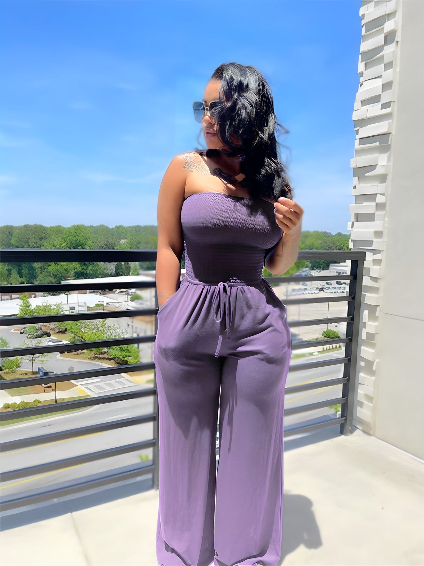 Georgia™ - Off Shoulder Comfortable Jumpsuit