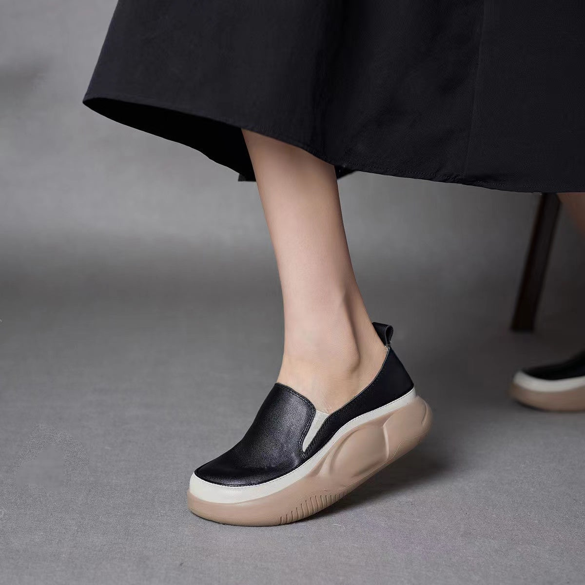 Sienna™ - Orthopedic Platform Loafers With Double Air Cushion