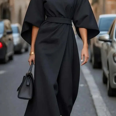 Sienna™ - Comfy Casual Round Neck Dress