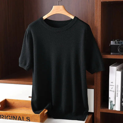 York™ - Stylish Cashmere Crew Neck T-Shirt