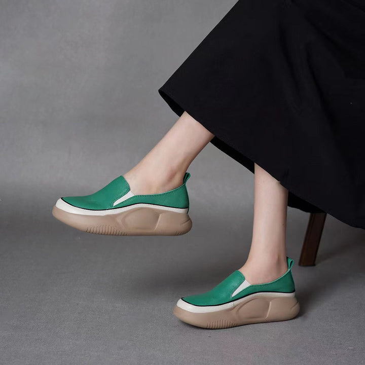 Sienna™ - Stylish Platform Loafers With Double Air Cushion