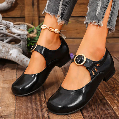 Hazel™ - Elegant Round Toe Retro Shoes