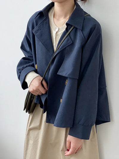 Eliza™ - Comfortable Oversized Double Breasted Trench Coat