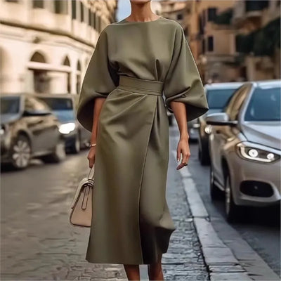 Sienna™ - Comfy Casual Round Neck Dress
