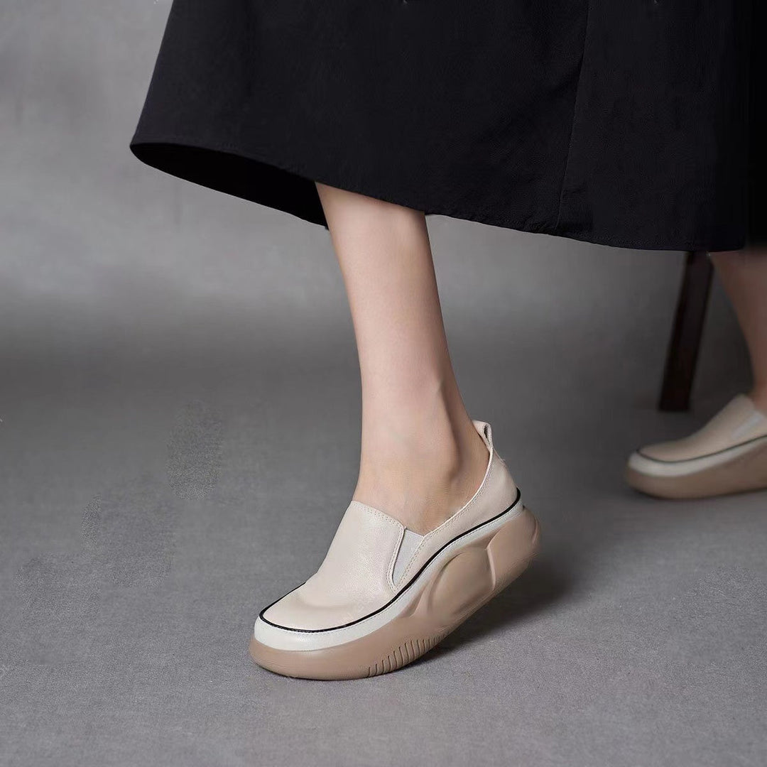 Sienna™ - Stylish Platform Loafers With Double Air Cushion
