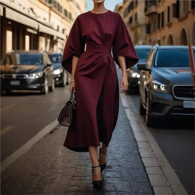 Sienna™ - Comfy Casual Round Neck Dress