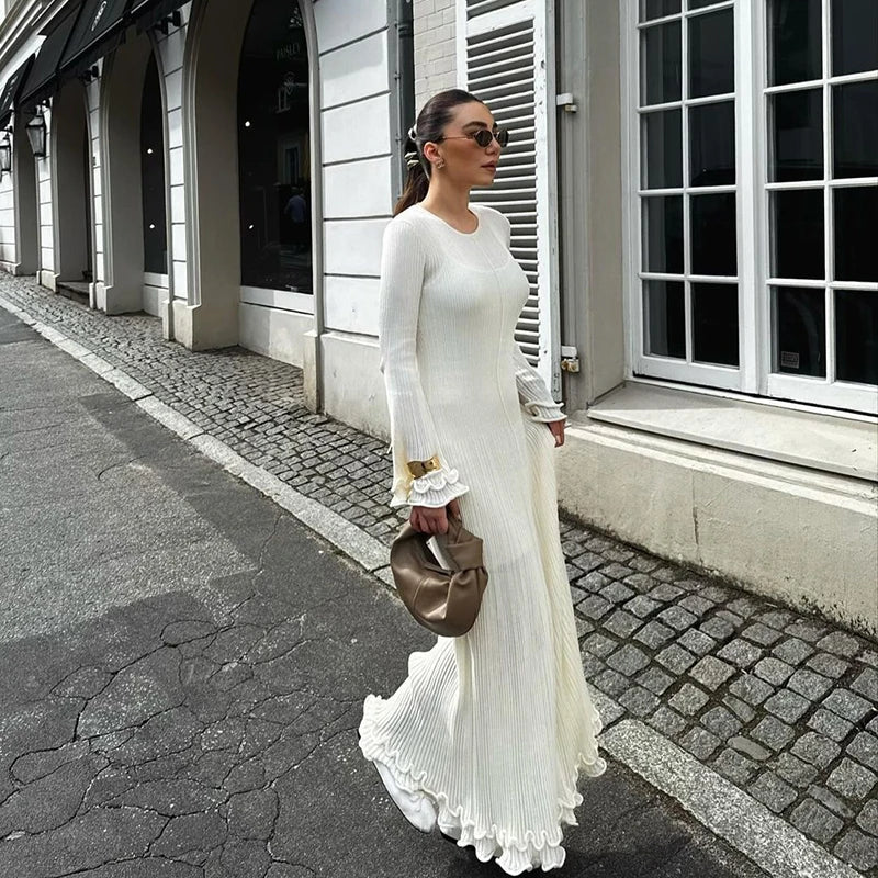 Hazel™ - Stylish O Neck Elegant Party Dress