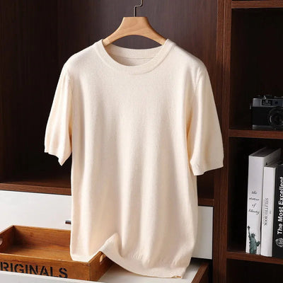 York™ - Stylish Cashmere Crew Neck T-Shirt