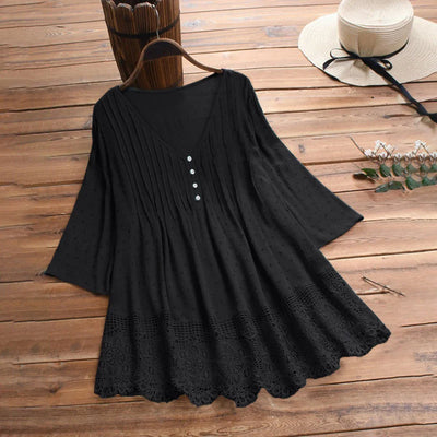Scarlett™ - Vintage Casual Lace Shirt