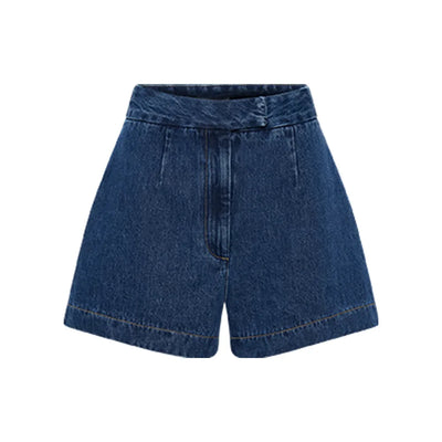 Evie™ - Modern Sleeveless Denim Two Piece Set