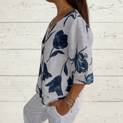 Stella™ - Comfortable V-neck Shirt