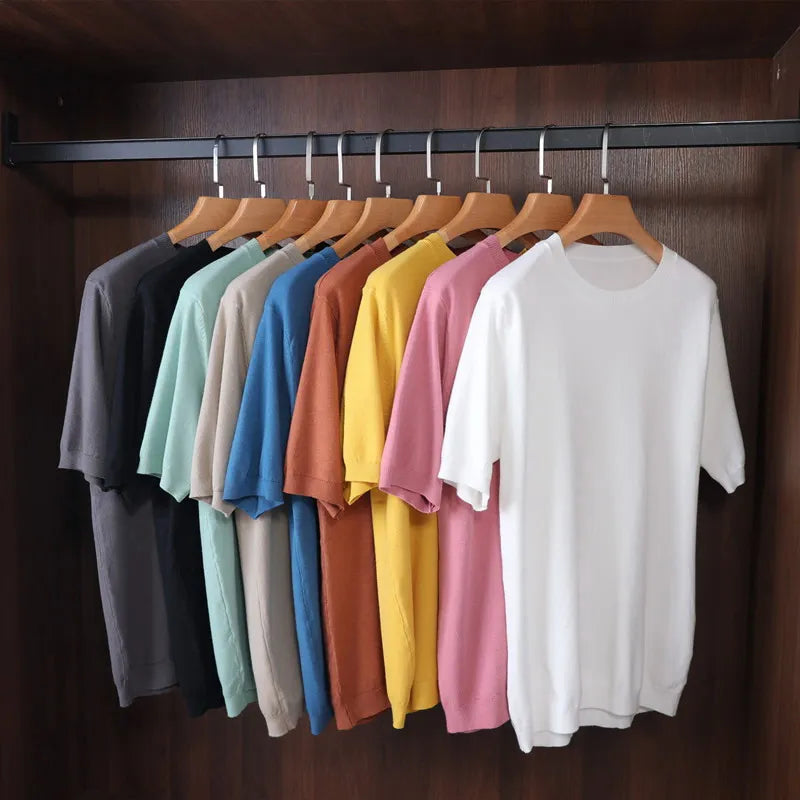 York™ - Stylish Cashmere Crew Neck T-Shirt