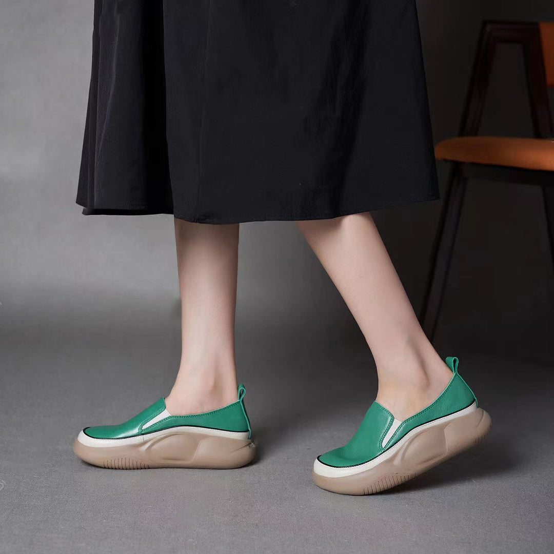 Sienna™ - Stylish Platform Loafers With Double Air Cushion