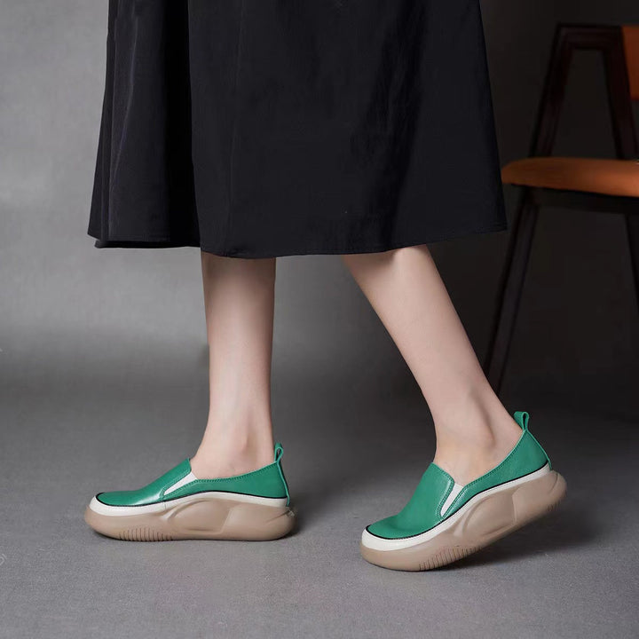 Sienna™ - Stylish Platform Loafers With Double Air Cushion