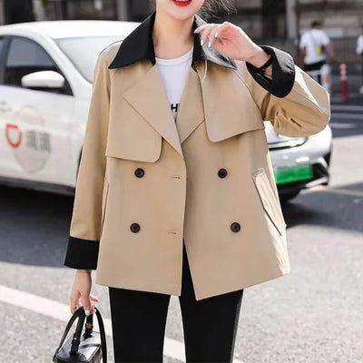Aria™ - British Style Modern Windbreaker Trench Coat