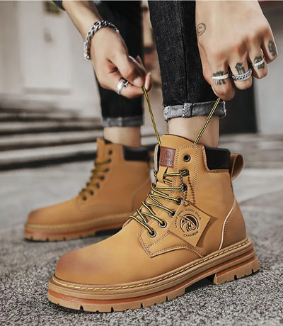 Ethan™ - Comfortable warm lace-up boots for men