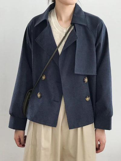 Eliza™ - Comfortable Oversized Double Breasted Trench Coat