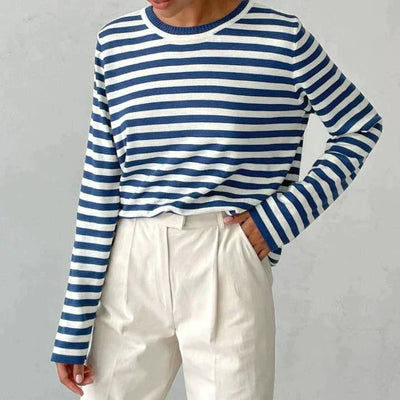 Isabella - Elegant Striped Shirt
